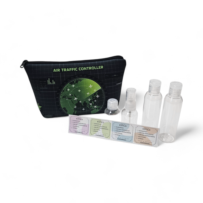 NECESER SIMIL NEOPREN + STICKERS + ATOMIZADOR + FRASCO CH + 2 FRASCOS GRANDES - TRAFFIC CO